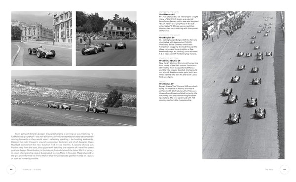 Formula 1 75 Years : At Speed With the World's Greatest Motorsport - Hardback