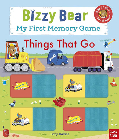 Bizzy Bear: My First Memory Game Book: Things That Go - Boardbook