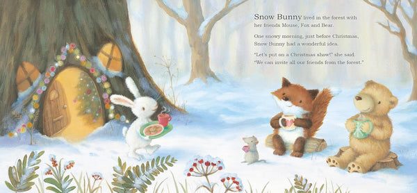 Snow Bunny`s Christmas Show - Board book