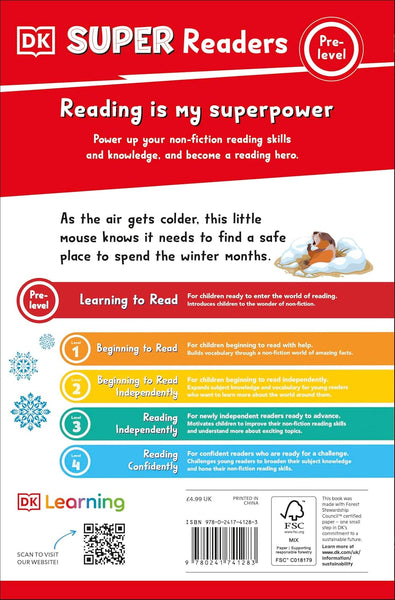 DK Super Readers Pre - Level A Bed For The Winter - Paperback