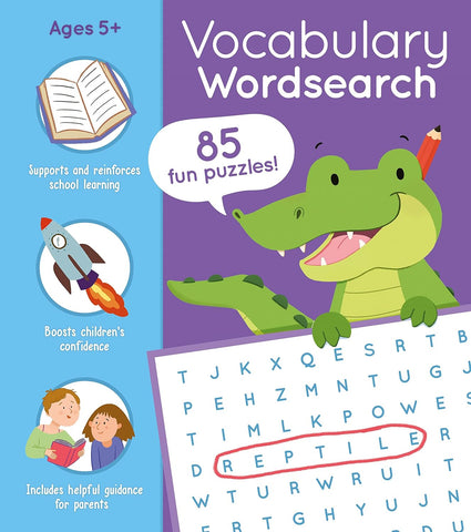 Vocabulary Wordsearch : Over 85 Fun Puzzles! - Paperback