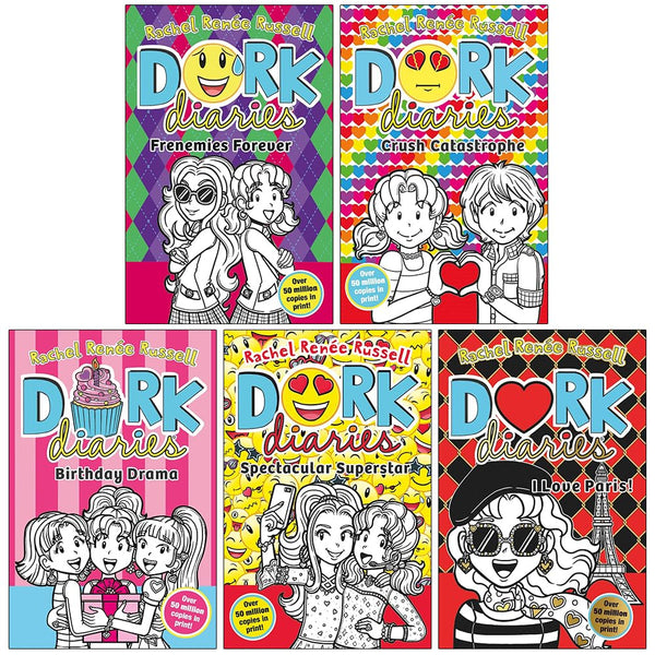 Dork Diaries Collection 5 Books Set - Paperback