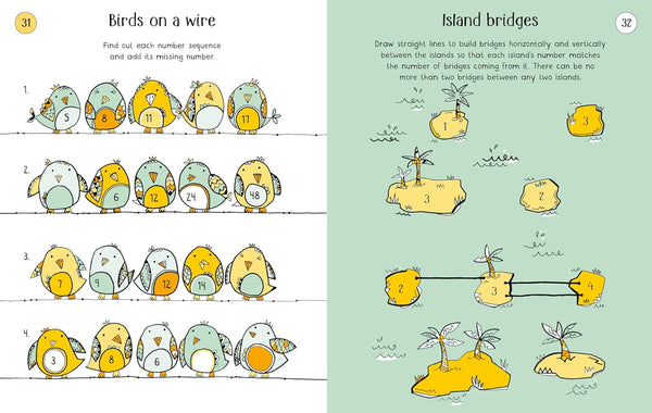 100 Children's Number Puzzles and Games - Paperback