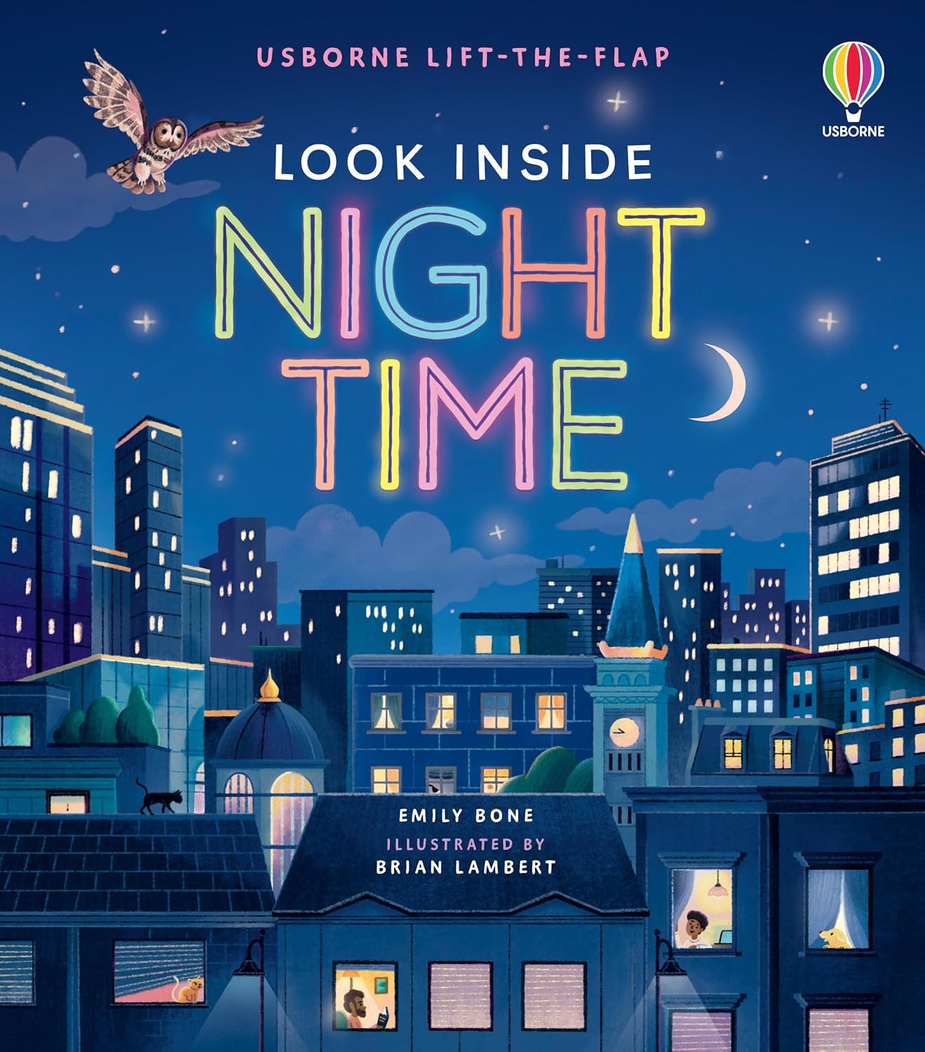 Look Inside Night Time - Board book