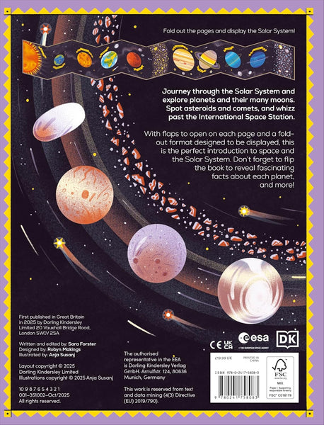 Explore the Solar System : A Lift-the-Flap Concertina Book - Hardback