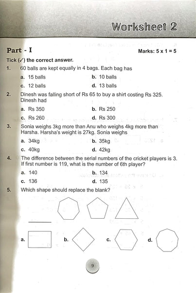 Maths Olympiad Challenger : Grade 1 - Paperback