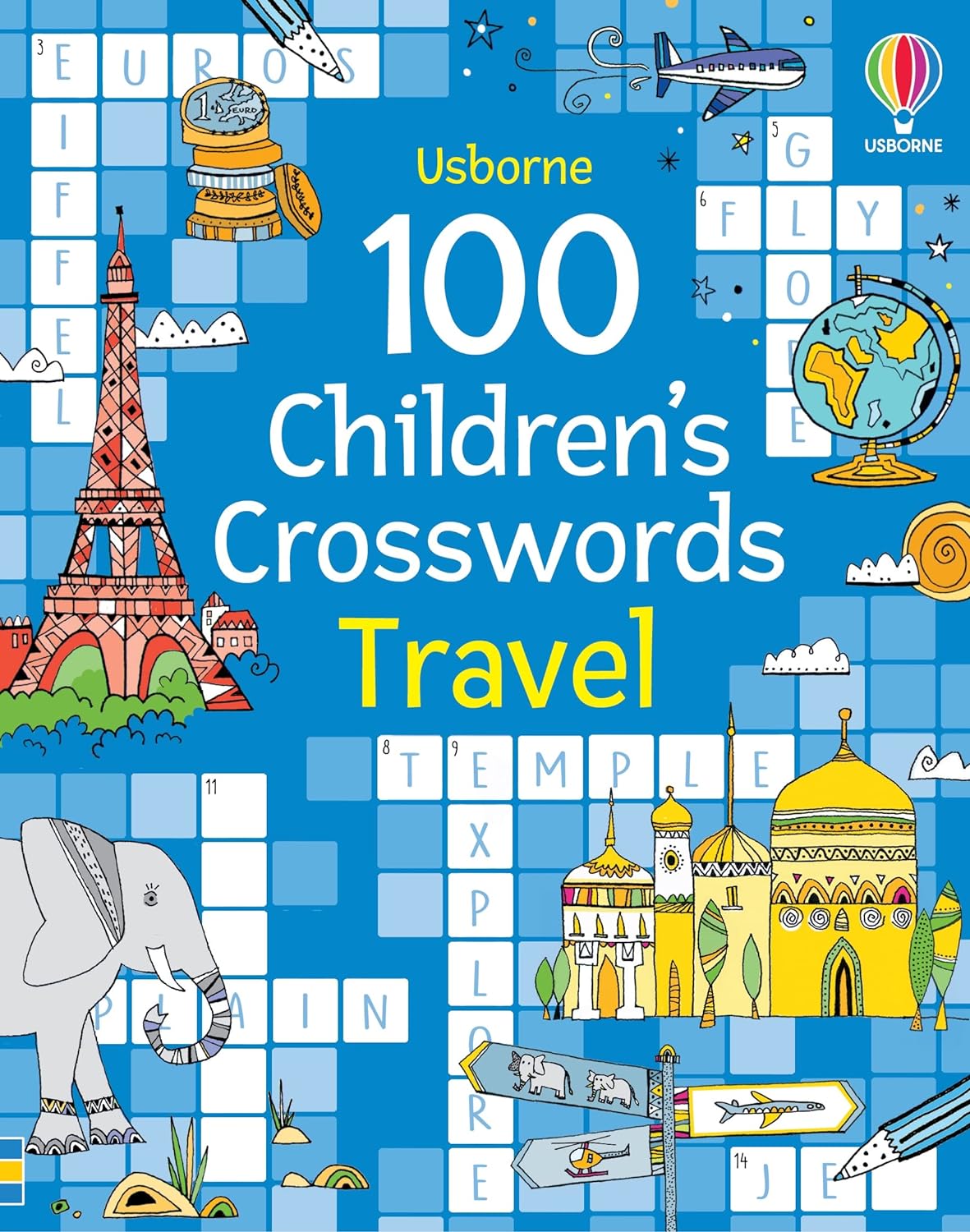 100 Children S Crosswords : Travel - Paperback