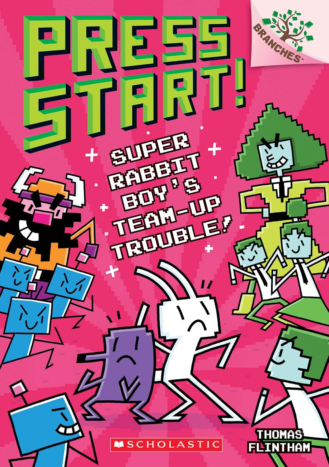 Press Start! #10 : Super Rabbit Boy’S Team-Up Trouble! - Paperback