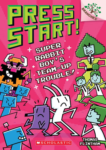 Press Start! #10 : Super Rabbit Boy’S Team-Up Trouble! - Paperback