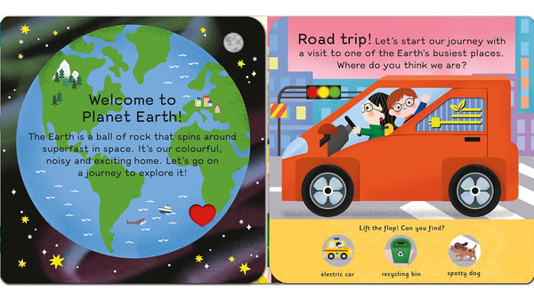 My First Journey Around Planet Earth - Board book