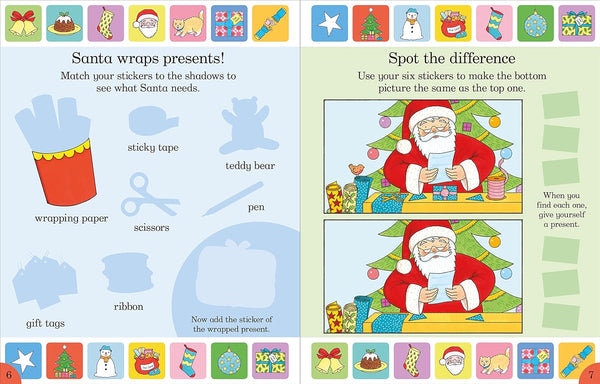 Dear Santa Sticker Book - Paperback