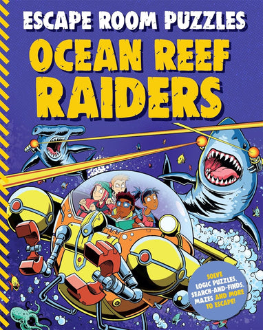 Escape Room Puzzles #5 : Ocean Reef Raiders - Paperback
