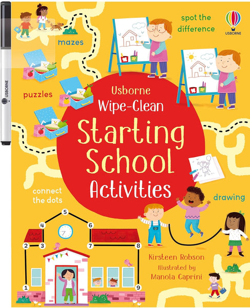 Wipe-Clean Starting School Activities - Paperback