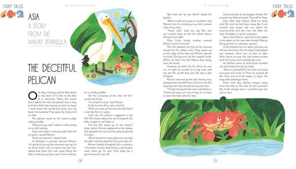 An Ocean Full of Stories : 50 Folktales and Legends from Around the World - Hardback
