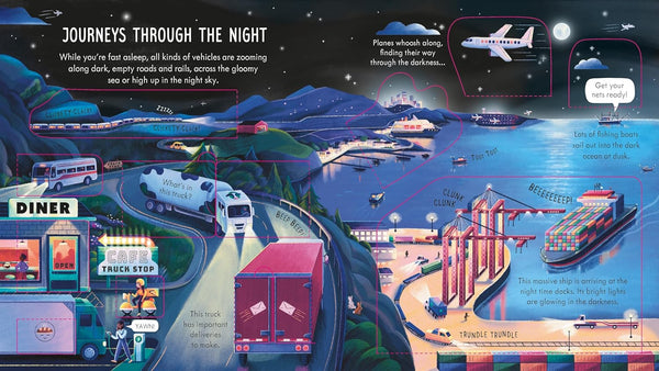 Look Inside Night Time - Board book