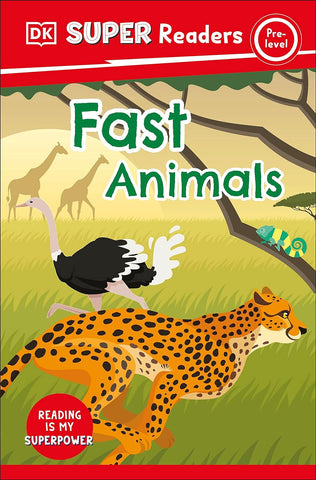 DK Super Readers Pre-Level Fast Animals - Paperback