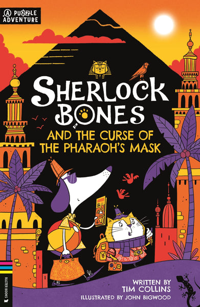 Sherlock Bones Puzzle Quest #2 : Sherlock Bones and the Curse of the Pharaoh’s Mask - Paperback