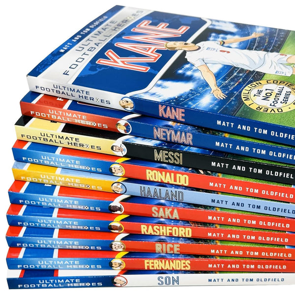 Ultimate Football Heroes Series 1 Collection 10 Books Set - Paperback