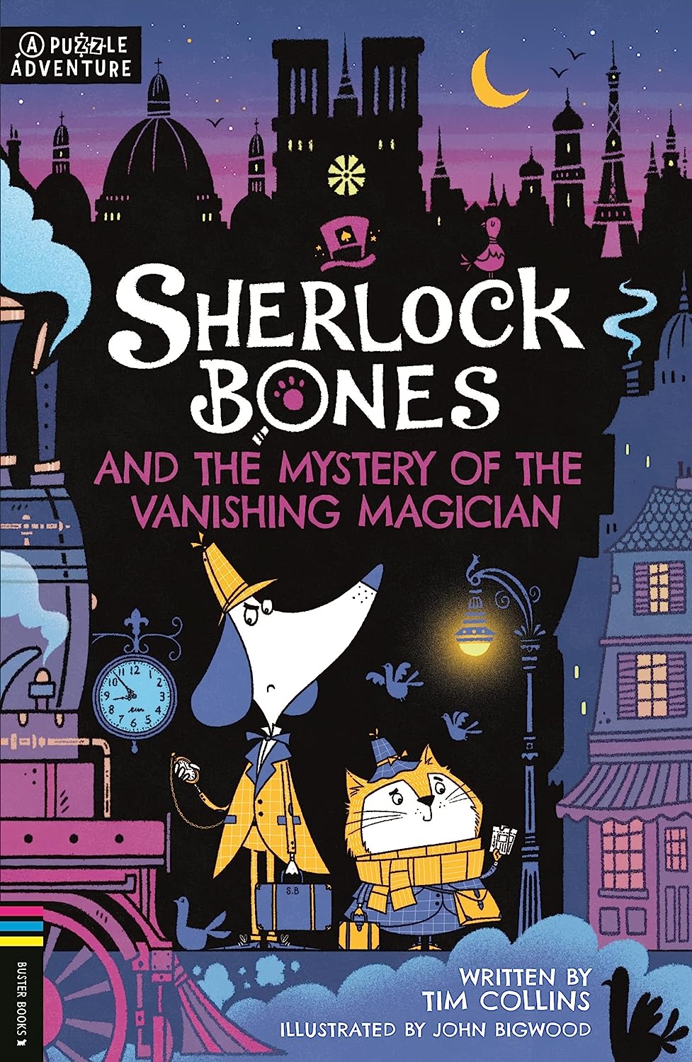 Sherlock Bones Puzzle Quest #3 : Sherlock Bones and the Mystery of the Vanishing Magician - Paperback