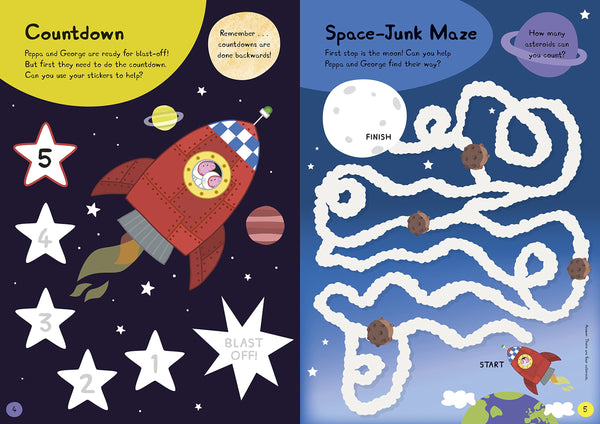 Peppa Pig: Peppa In Space Sticker Activity - Paperback