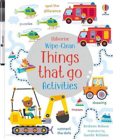 Wipe-Clean Things That Go Activities - Paperback