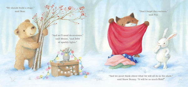 Snow Bunny`s Christmas Show - Board book