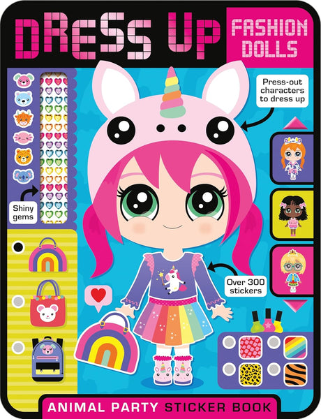 Dress Up Fashion Dolls Animal Party - Paperback