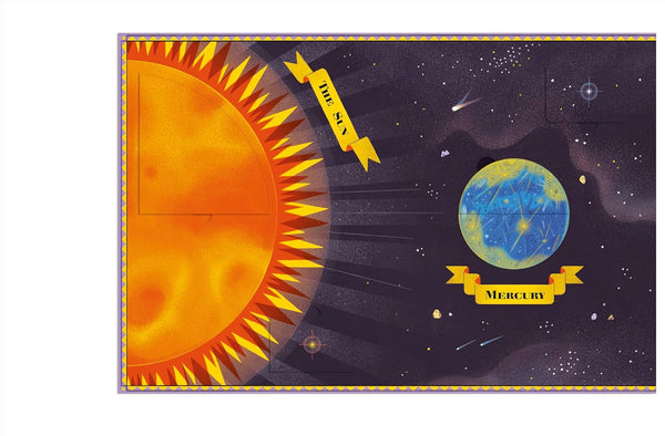 Explore the Solar System : A Lift-the-Flap Concertina Book - Hardback