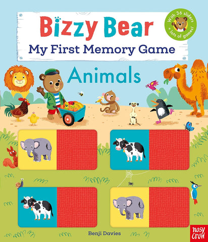 Bizzy Bear: My First Memory Game Book: Animals - Boardbook