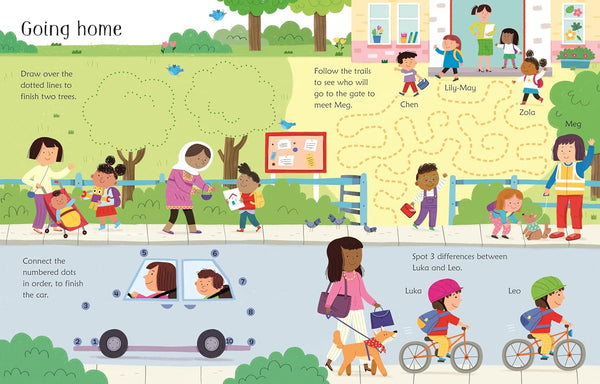 Wipe-Clean Starting School Activities - Paperback