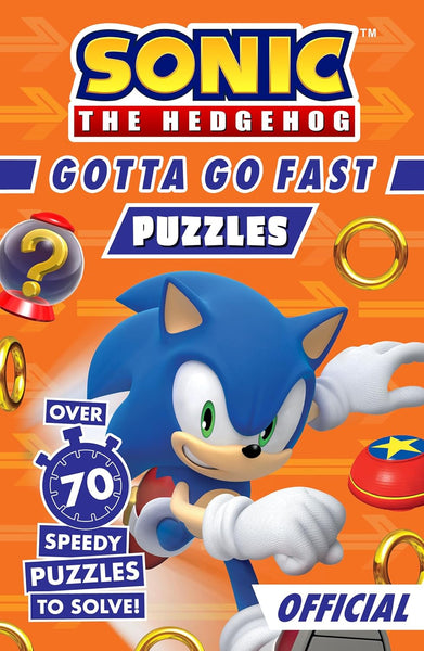 Sonic the Hedgehog Gotta Go Fast Puzzle Book - Paperback