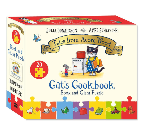 Cat's Cookbook Book and Jigsaw Set - Board book