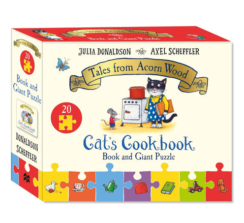 Cat's Cookbook Book and Jigsaw Set - Board book