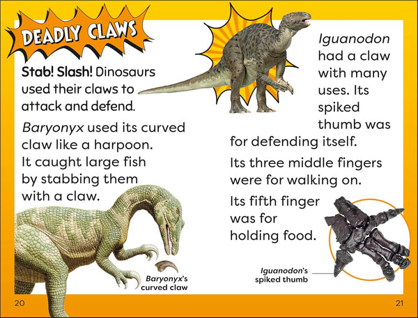 DK Super Readers Level 1 Deadly Dinosaurs - Paperback