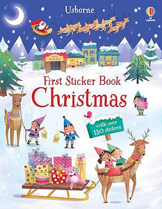 First Sticker Book Christmas - Paperback