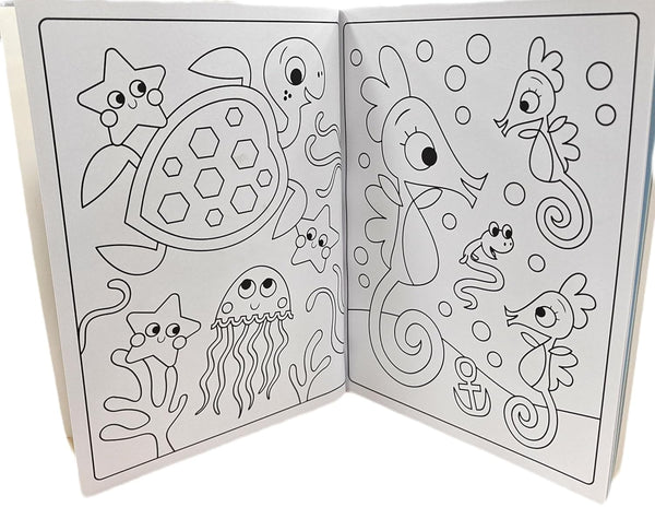 Never Touch A Shark! Colouring Book - Paperback