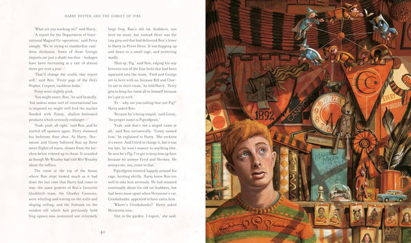 Harry Potter and the Goblet of Fire : Illustrated Edition - Paperback