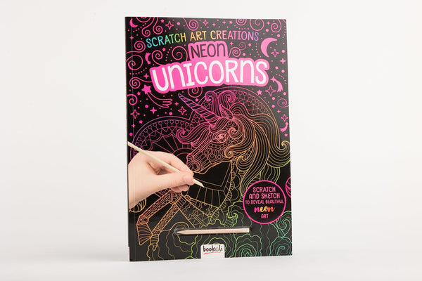 Scratch Art Creations: Neon Unicorns