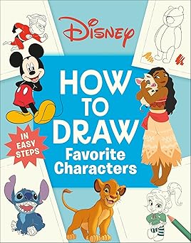 Disney How to Draw Favorite Characters - Paperback