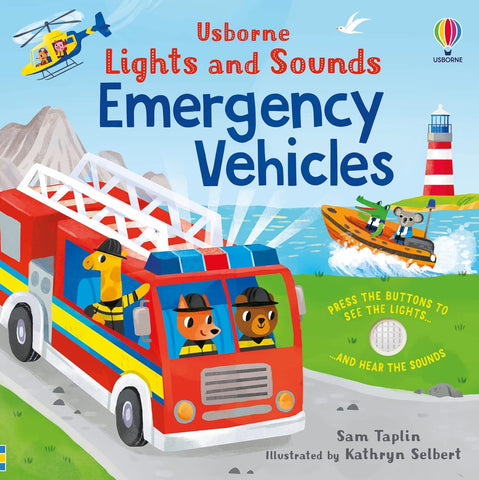Lights and Sounds Emergency Vehicles - Board book