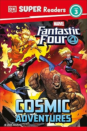 DK Super Readers Level 3 Marvel Fantastic Four Cosmic Adventures - Hardback