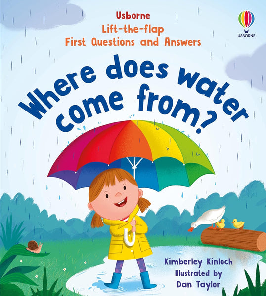 Lift-The-Flap First Questions And Answers : Where Does Water Come From? - Board Book