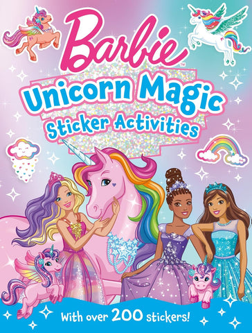Barbie Unicorn Magic Sticker Activity Book - Paperback