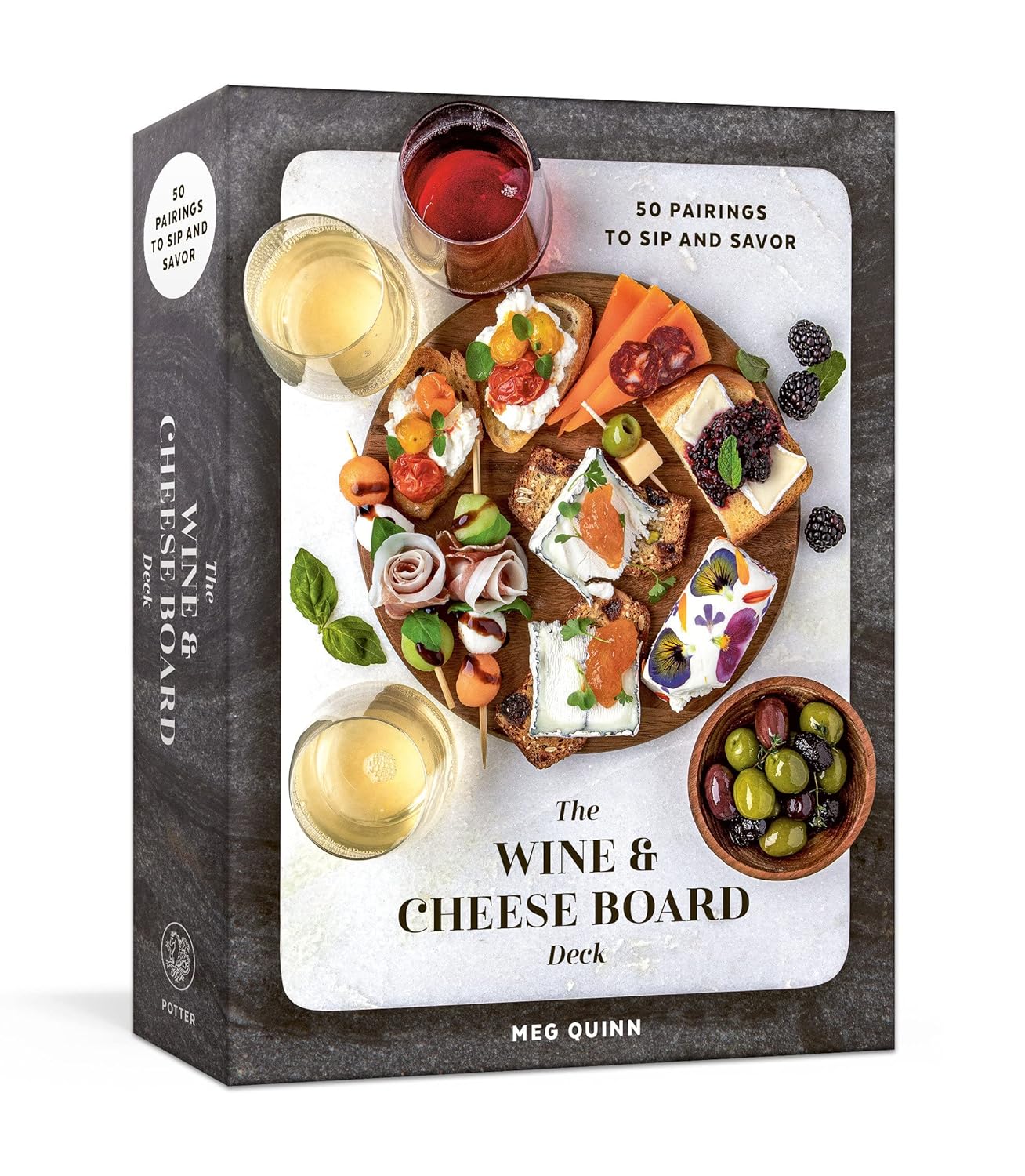 The Wine And Cheese Board Deck: 50 Pairings To Sip And Savor : Cards