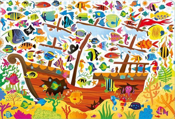 Book and Jigsaw Under the Sea - Paperback