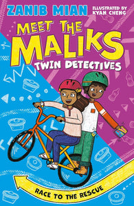 Meet the Maliks Twin Detectives #2 : Race to the Rescue - Paperback