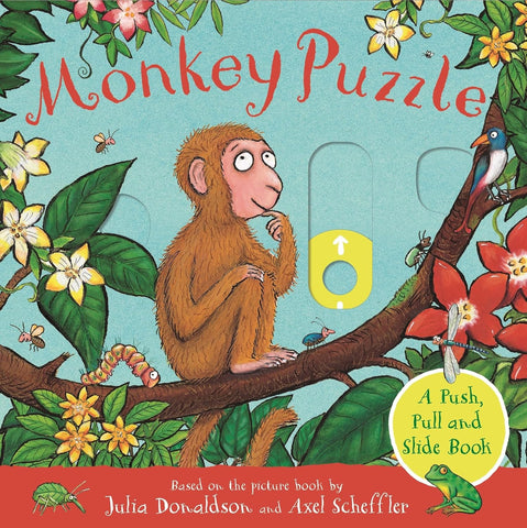 Monkey Puzzle : A Push, Pull and Slide - Board book