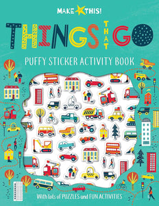 Puffy Sticker Things That Go - Paperback