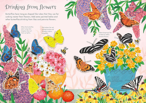Little First Stickers Butterflies - Paperback