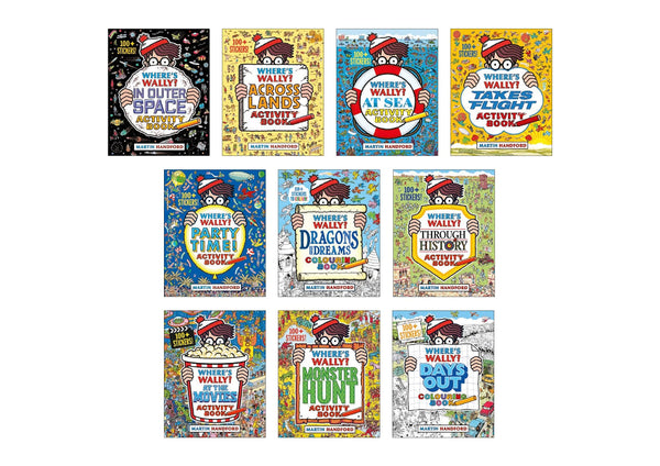 WHERE'S WALLY? DAYS OUT:COLOURING BOOK - Paperback